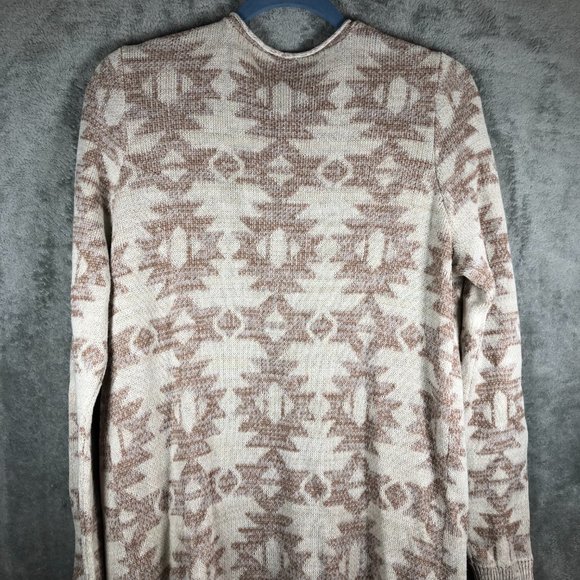 Charlotte Russe Women's Medium Open Cardigan Sweater Aztec Vibes Cotton/Acrylic - Picture 9 of 12